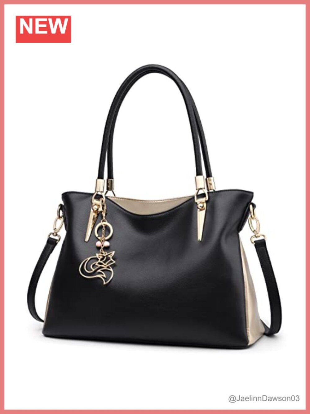 Women's Leather Tote Handbag with Gold Hardware, Structured Satchel, Work Bag